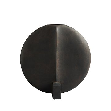 Ваза Offset, Big - Coffee